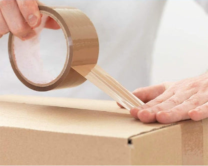 Nastro Adesivo Avana 50mm x 66m - Nastro Imballaggio Silenzioso 50 Micron