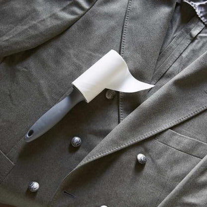 Set Spazzole Levapelucchi e Peli Animali - Spazzola Velluto + Adesiva 60 Fogli per Abiti e Divani