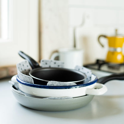 SALVAPADELLE in Feltro, Grigio, 3 Pezzi - Assortiti