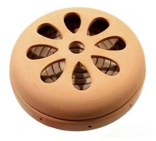 Bruciatore Terracotta Citronella Antizanzare - 6 Bobine Zampirone da 6 Ore