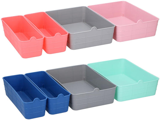 Organizer Portaoggetti Flex Impilabile - Contenitore Modulare Multiuso Colorato