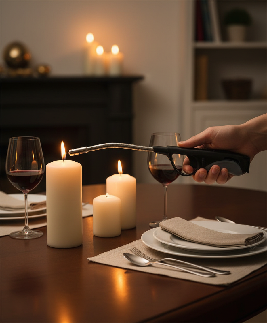 Accendigas per candele - cena elegante