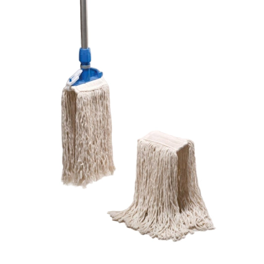 Mocio Ricambio Cotone 400gr Professionale - Straccio MOP Universale per Pinza - Super Assorbente