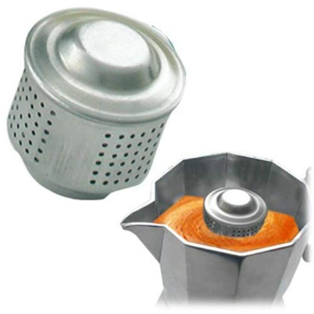 Pare-éclaboussures en aluminium DEMILLI pour cafetière moka