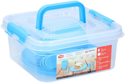 Set picnic 3 ass 21 pezzi - ed25004