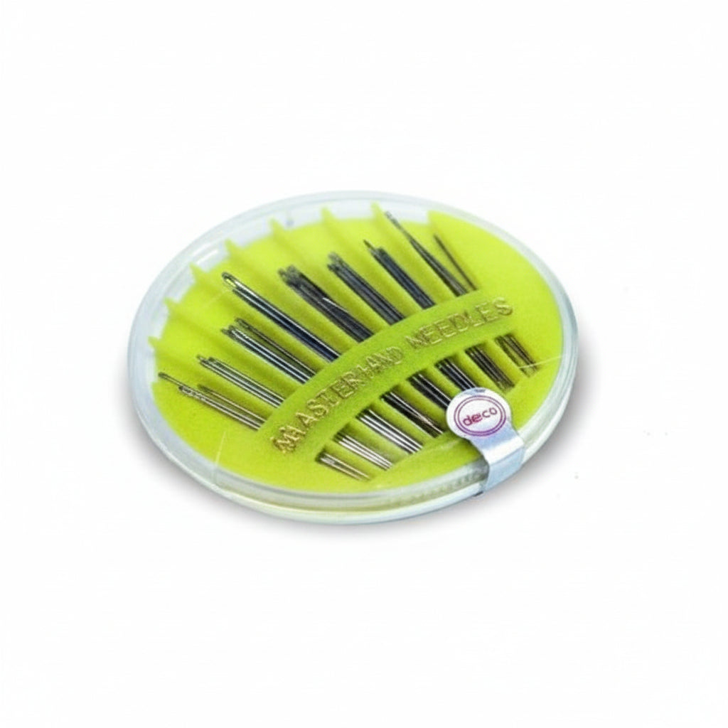 Kit da Cucito in Plastica da Viaggio | Con Aghi, Metro e Spilli | Colori Assortiti
