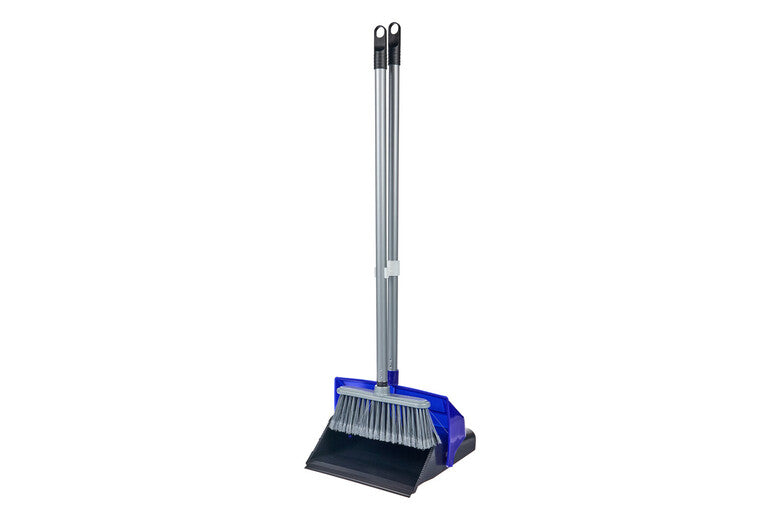 Open and Close Dustpan with Broom