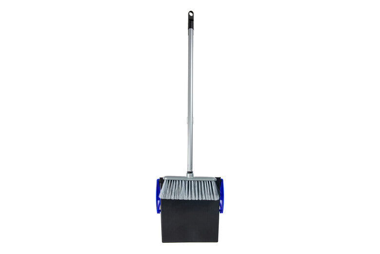 Open and Close Dustpan with Broom