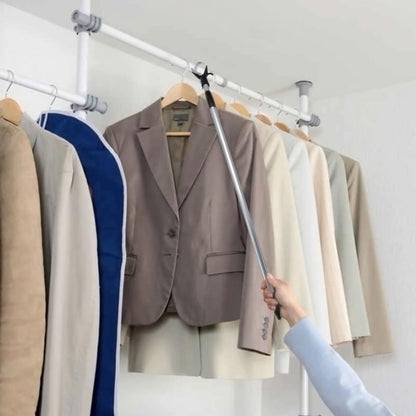 Asta Armadio Saliscendi  Metallo Aluchrome  Cm. 150 -