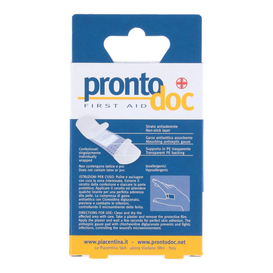 Cerotti Trasparenti Assortiti Pronto Doc - Confezione 25 Pezzi | Protezione Invisibile
