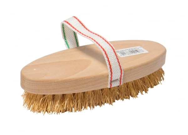Brosse en bois Currycomb Ox Horse en bruyère 22 cm
