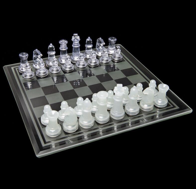Handcrafted Crystal Glass Chess Set