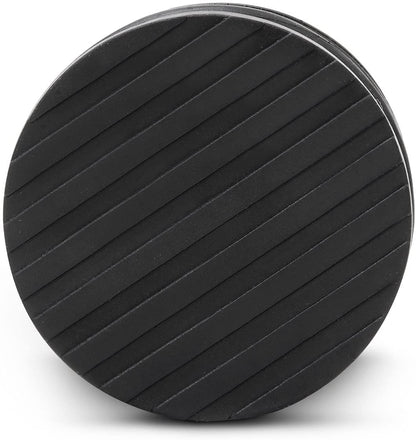 Fermaporta Blocca Porte in Acciaio Inox - Fermaporta da Pavimento con Gomma Antigraffio 1.1kg