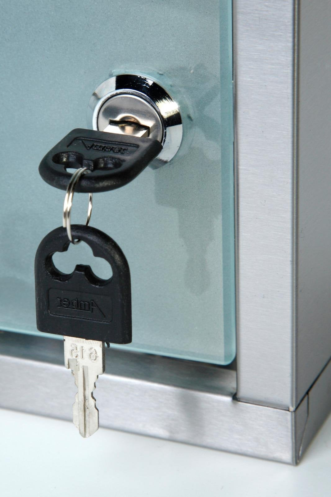 Armadio Medicinale Bianco con Porta in Vetro 30x12x30cm - Armadietto Farmaci da Parete