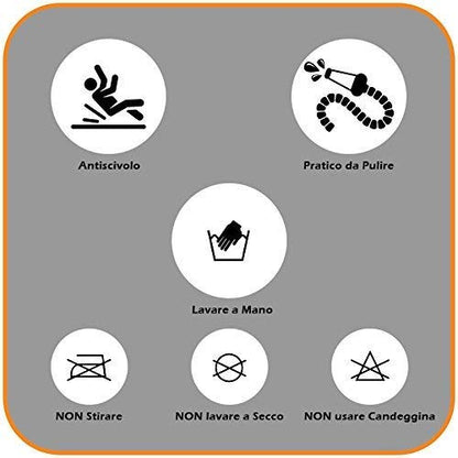 Zerbino da Esterno in Gomma Antiscivolo 50x100 cm - Struttura a Nido d'Ape