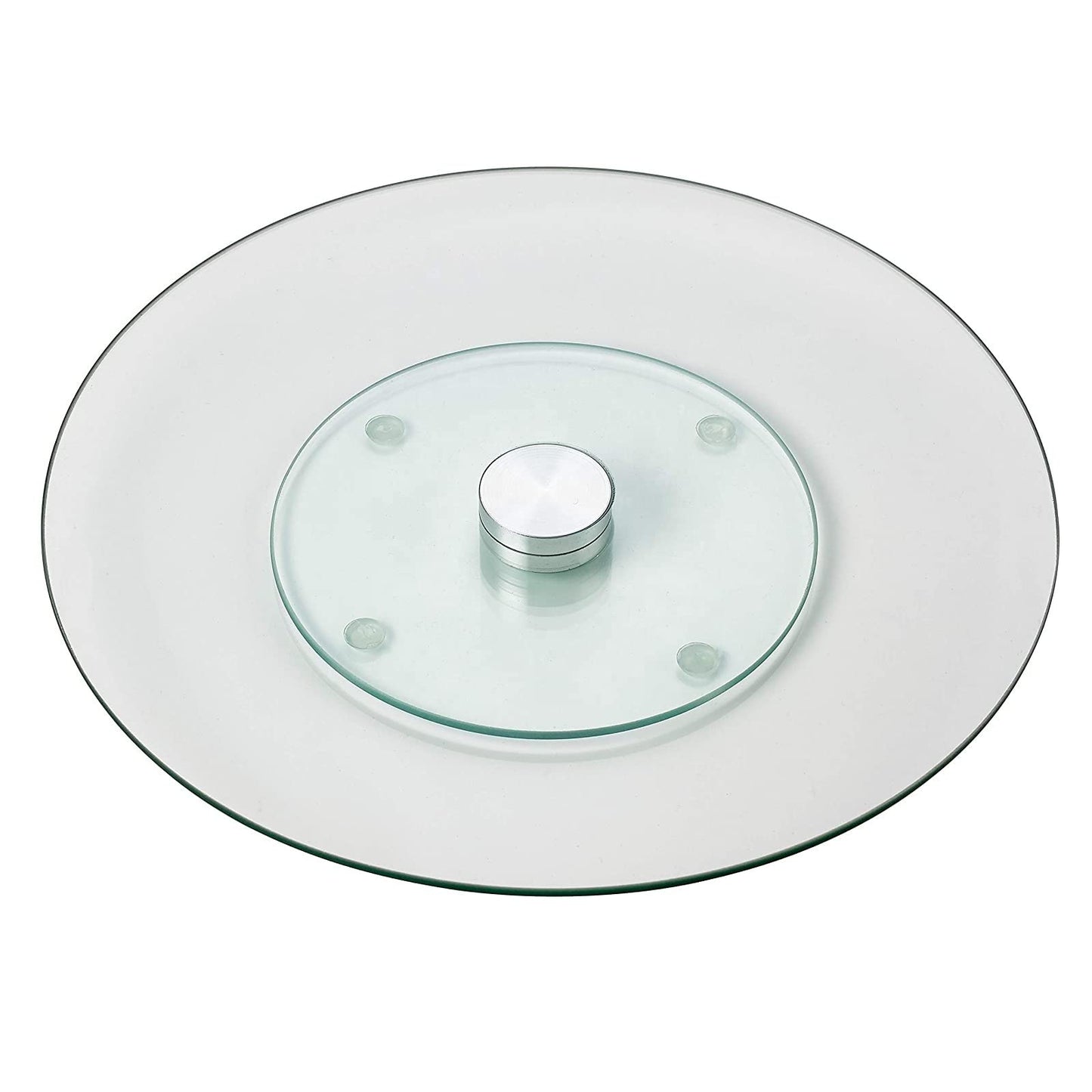 Piatto rotante in vetro 16.2/32.2cmx1.6cm