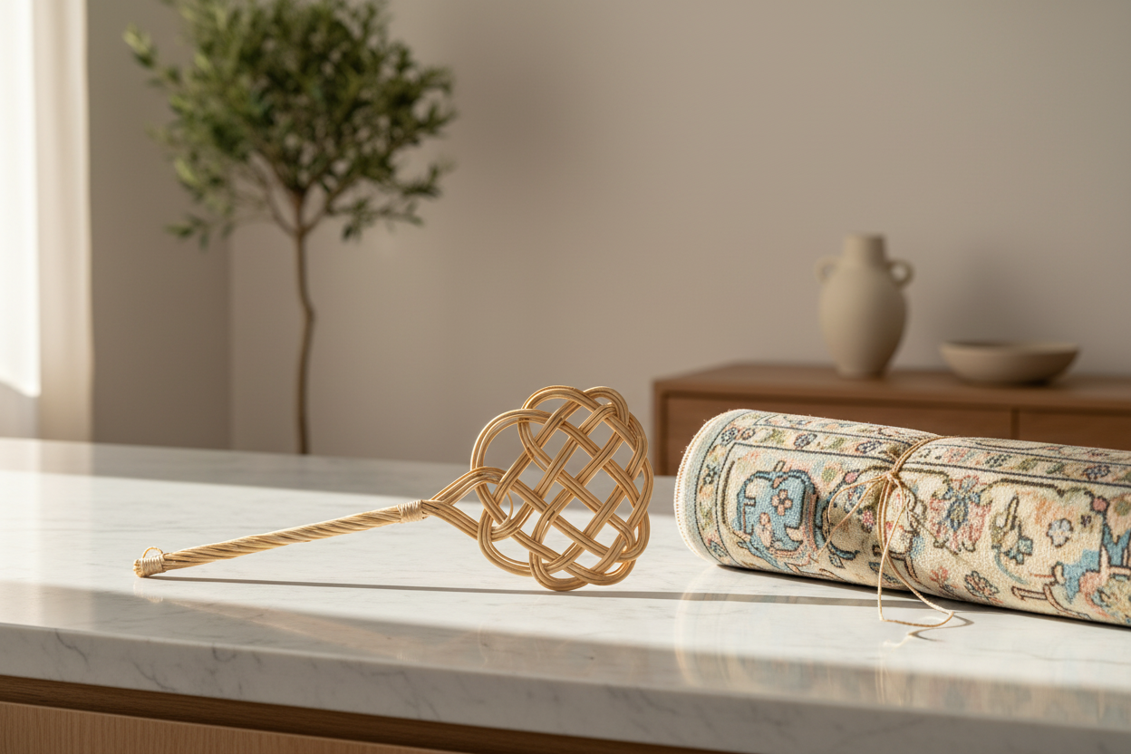 Battipanni su marmo bianco