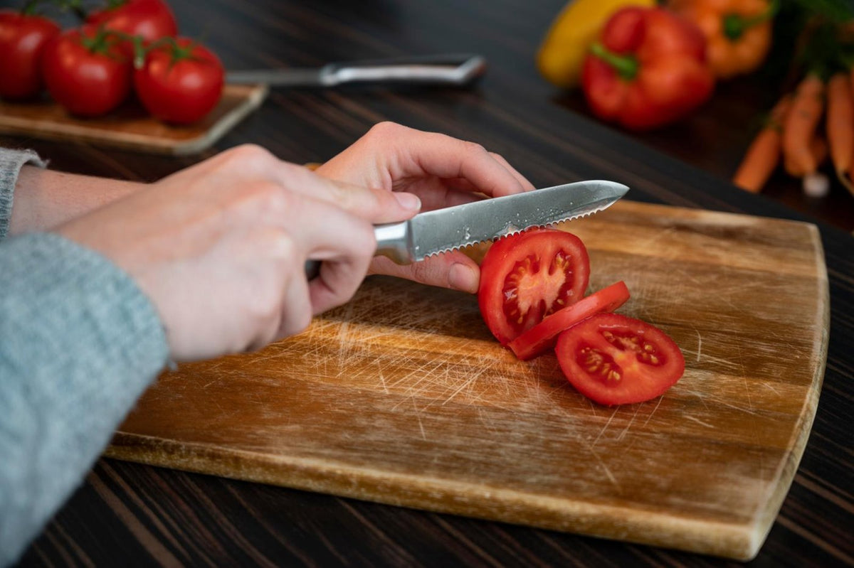 Coltelli Professionali Alpina in Acciaio Inossidabile: Mannaia, Coltello da Carne e Set 2 Pezzi