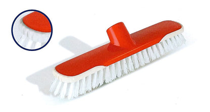 Kit 10 Strofinacci Pavimenti Giganti 42x73cm Cotone + Spazzolone Setole Extra Forti - FOFO Professional