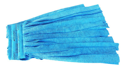 Kit de recharge pour balai microfibre 250 g (2 pièces) + clip professionnel - Lavable 100 fois, fabriqué en Italie