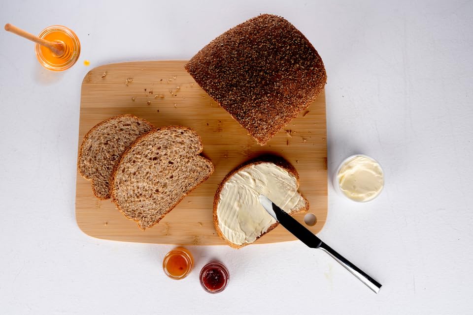 Tagliere in legno – 38 x 28 x 0,8 cm – Tagliere per pane – Bambù