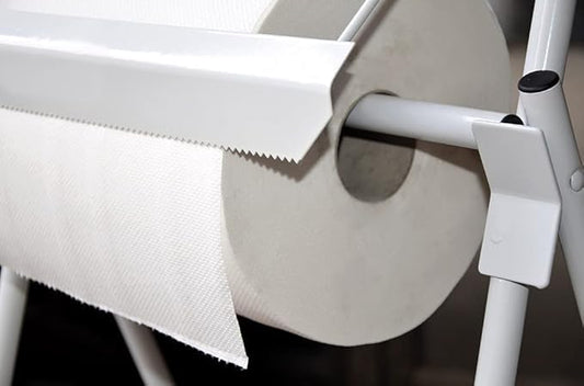 Portarotolo Metallo Verniciato 92x46cm Bianco | Terra e Muro