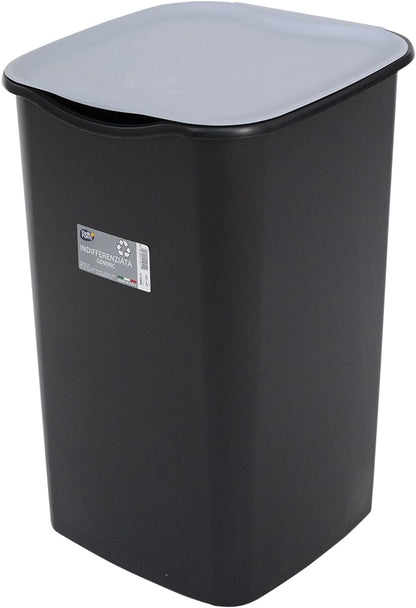 Pattumiera per la raccolta differenziata Lt.50 in 4 colori