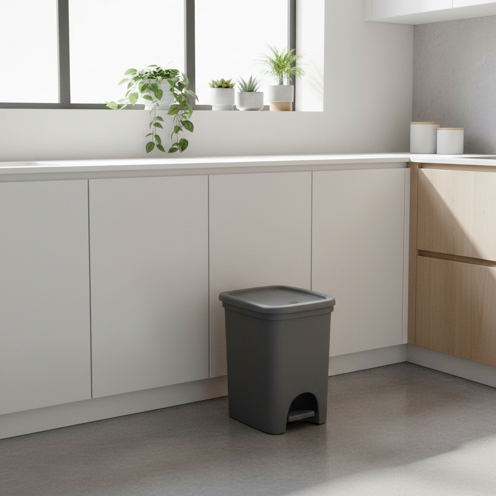 Bidone in cucina moderna