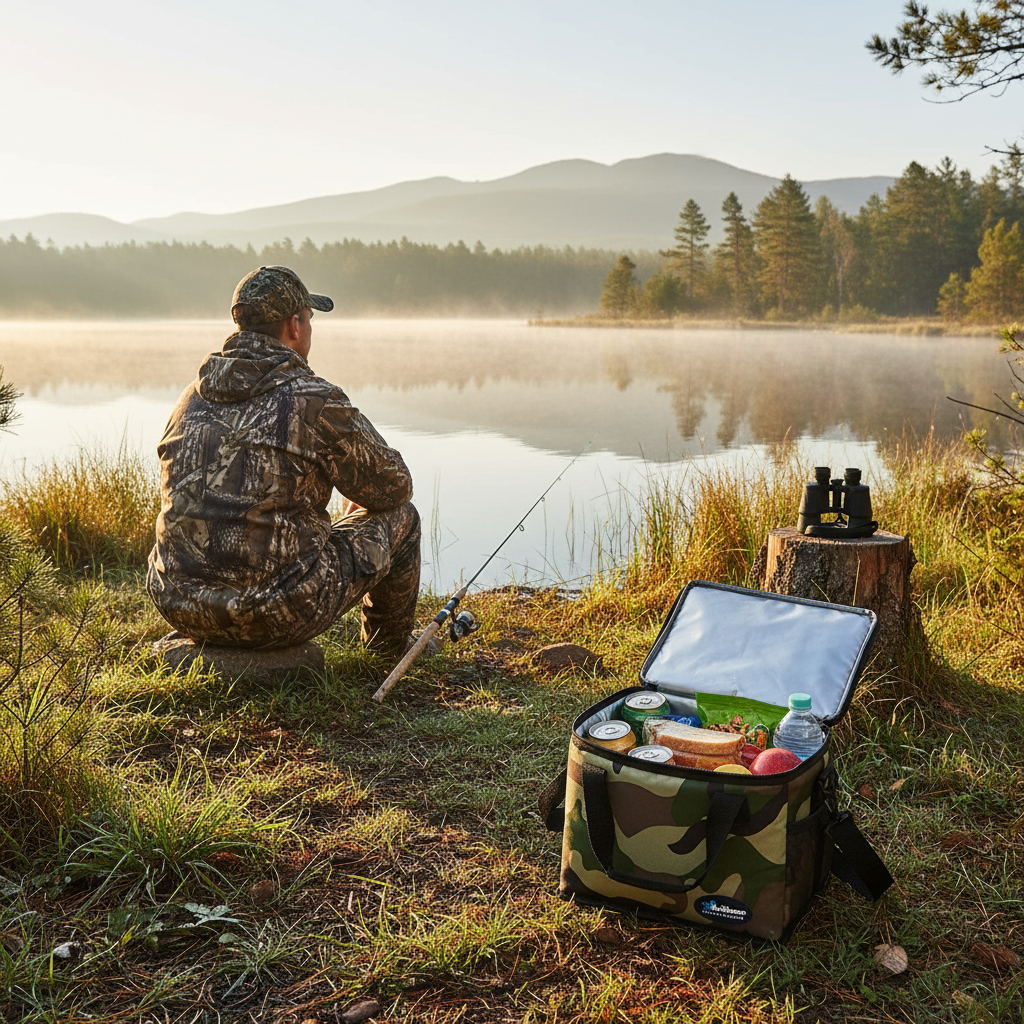 Borsa termica militare caccia pesca