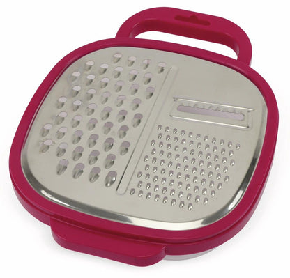 Grattugia + Contenitore 3 Pz 25X20X6 Cm - 200 ml