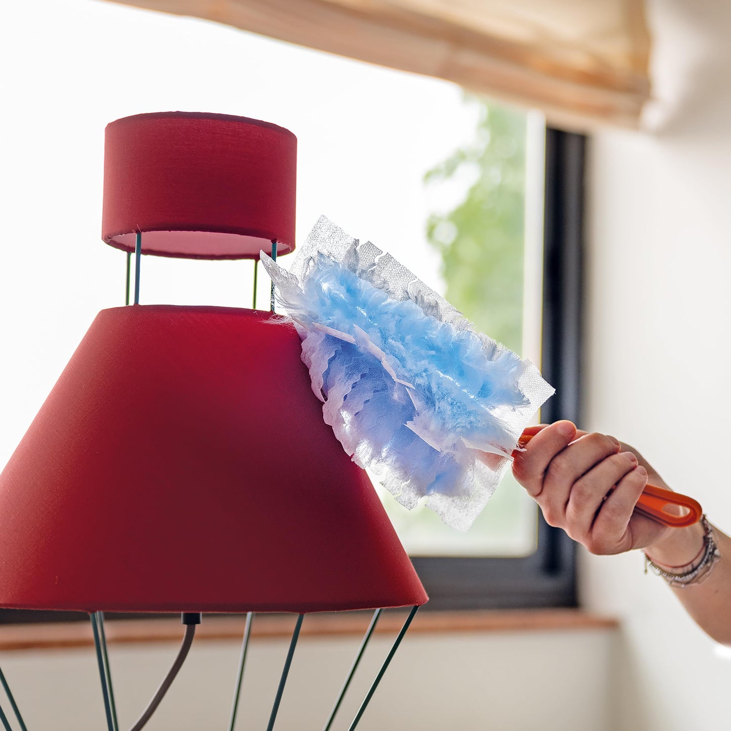 Piumino Spolvero Elettrostatico + 5 Ricambi - Kit Completo Speedypolvere