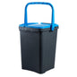 Ecoplast, Waste Separation Bin, Book-Type Opening, Flexible and Non-Deformable, Resistant to All Temperatures, Ideal for Indoor and Outdoor Use, 50 L Capacity, Made in Italy