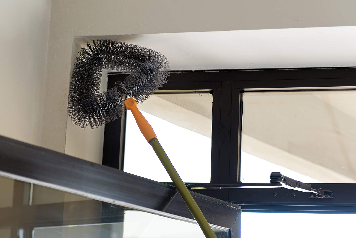 Levaragnatele Rombo con Innesto Universale - Spazzola Ragnatele Angoli e Soffitti