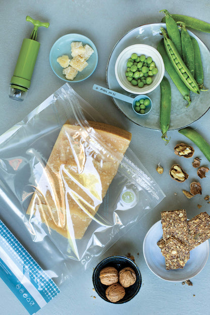 Kit per sottovuoto - 8 buste + pompetta manuale - coll. Frescovuoto