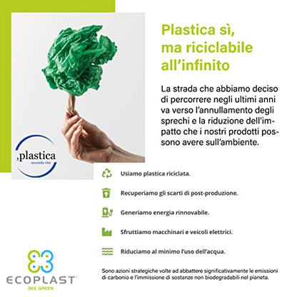 Tanica Ecoplast per Liquidi e Oli - Contenitore Plastica Resistente 5-10-15-20 Litri con Tappo Ermetico