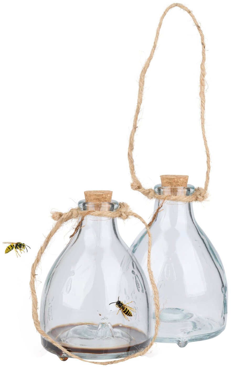 Trappole per Vespe in Vetro – Set 2 pz, Ecologiche e Riutilizzabili