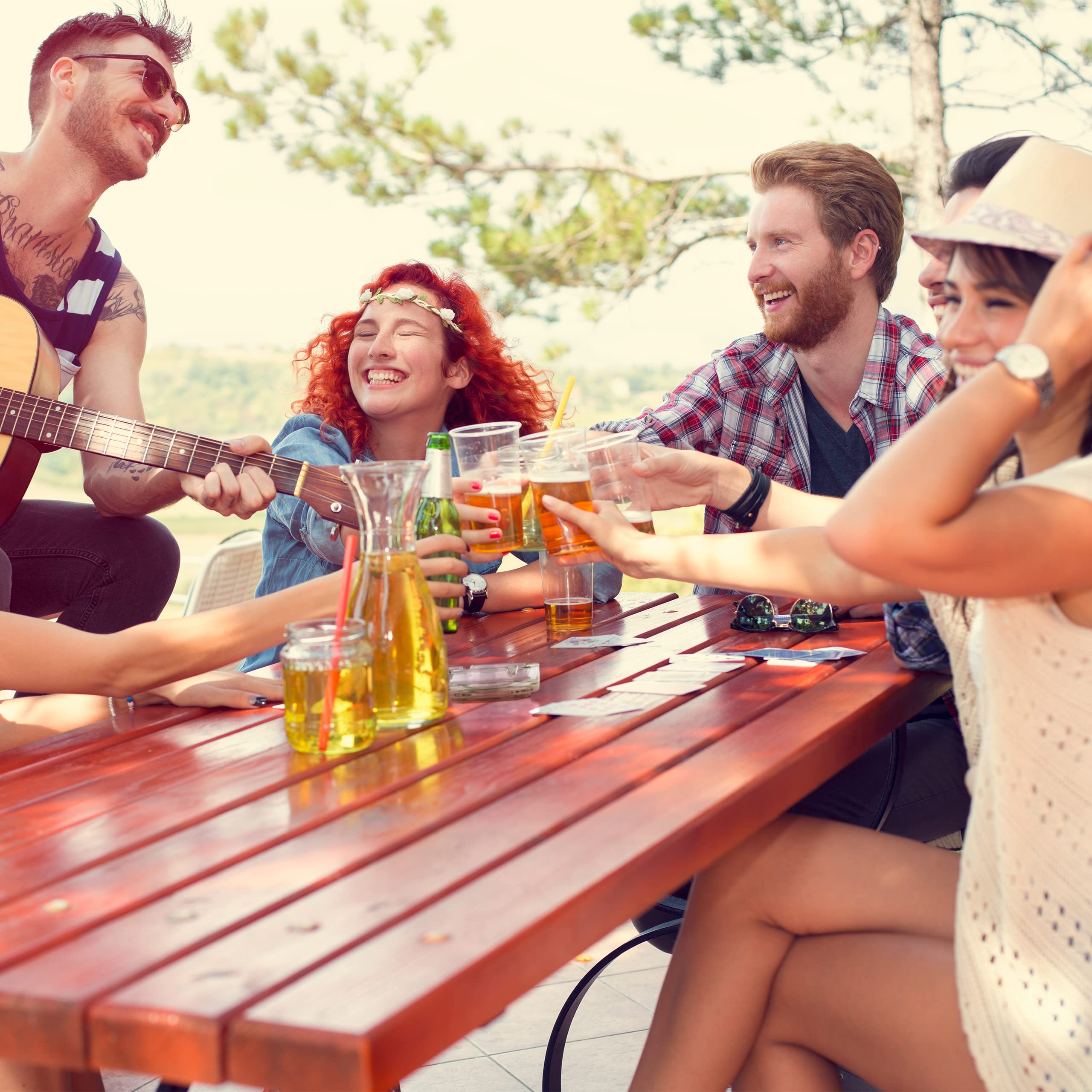 Set 4 Posacenere Vetro Ø11cm Trasparenti 4 Incavi