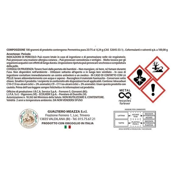 Antitarlo Novecento Plus, 750 ML Liquido Professionale per Protezione Mobili e Arredi in Legno, Trattamento Preventivo e Curativo