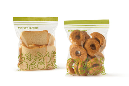 Sacchetti Richiudibili Frigo Freezer 25,5x33cm - Frescofood 10 Pezzi L