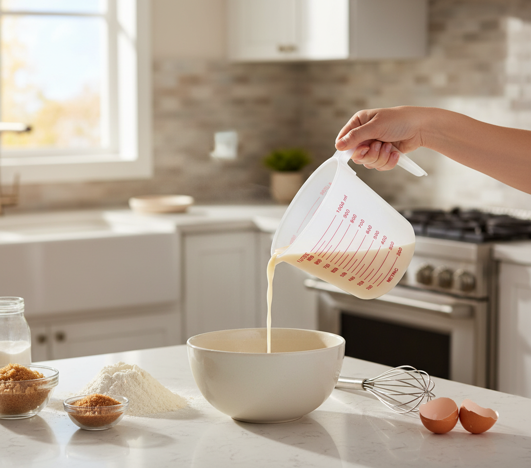 Caraffa che versa liquido