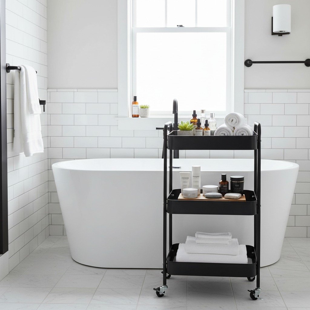 Carrello bagno spa