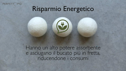 Perfect Plus Bwool Dryer Ball, 100% New Zealand Wool, Multicoloured, 7x7x7 cm