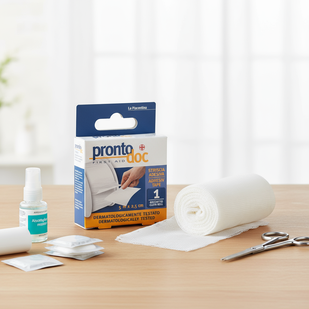 Cerotto nel kit di primo soccorso
