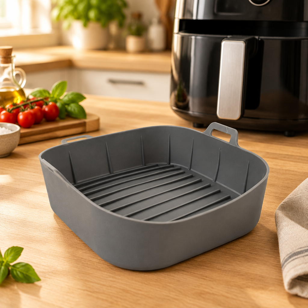 Cestello in silicone su piano cucina