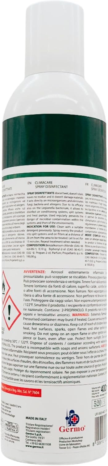 Tekna Climacare Spray Disinfettante 400ml
