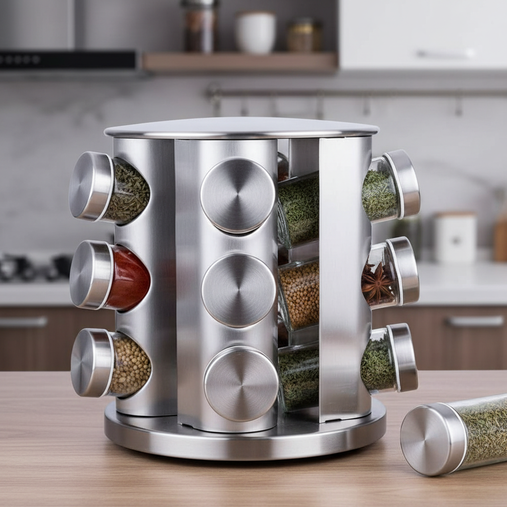 Close-up barattoli vetro con spezie colorate