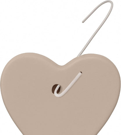 Set 3 Umidificatori per Termosifoni in Ceramica - Design  Cuori - Evaporatore Acqua Radiatore