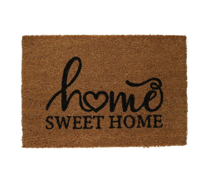 Zerbino in Cocco 60x40 cm Home Sweet Home - Design Elegante per Ingresso