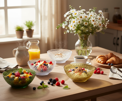 Colazione con frutta e yogurt