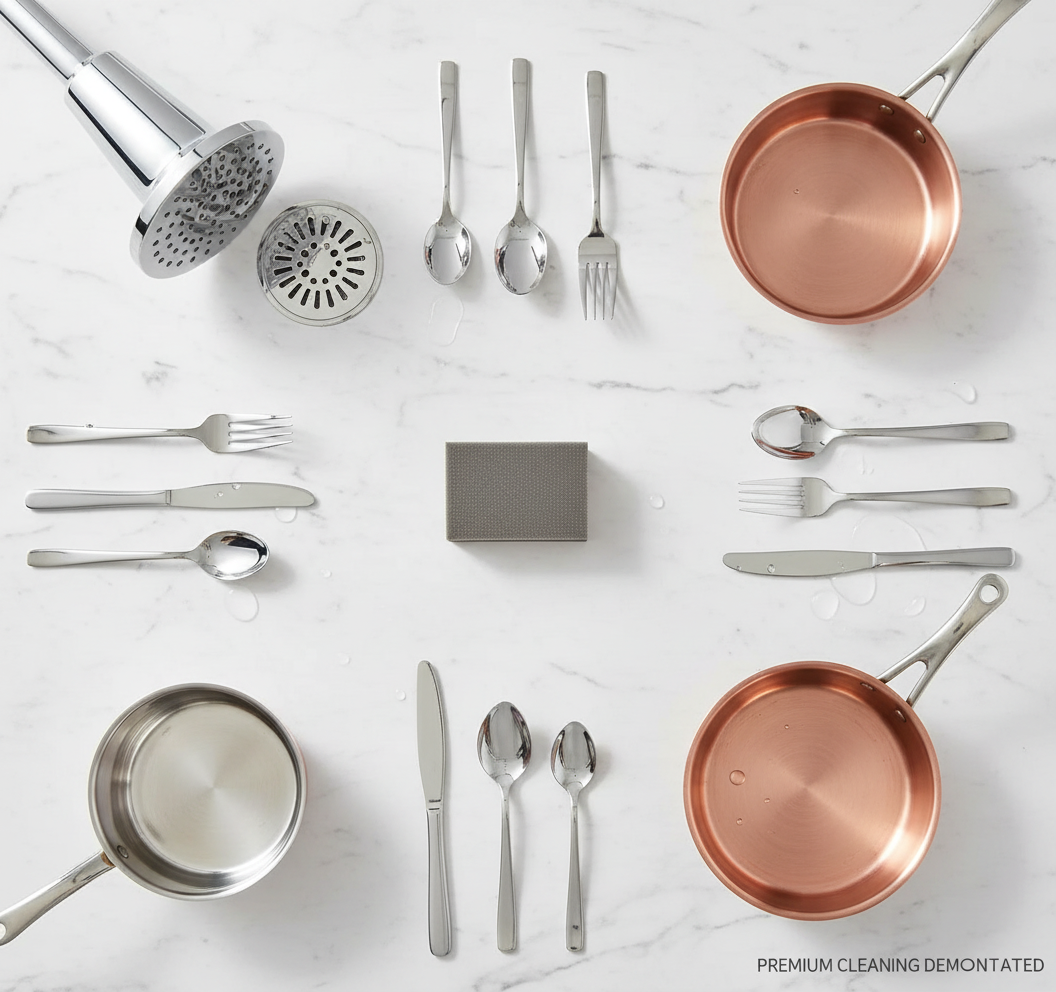 Composizione oggetti metallici